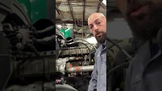 Freightliner cascadia DD15 engine EGR EGR cooler failure By diesel dr [upl. by Notsla]