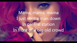 Rihanna Man down lyrics [upl. by Carrissa672]