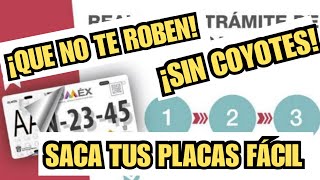 CÓMO TRAMITAR PLACAS PARA MOTO EN EL ESTADO DE MÉXICO2021  MASSIOSARE [upl. by Ricardama]